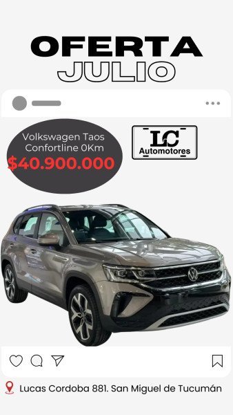 VOLKSWAGEN TAOS CONFORLINE